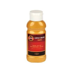 KOH-I-NOOR 1627/0830 - akrylová barva 500 ml, zlatá obraz
