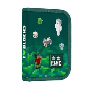 Oxybag Jednopatrový penál Playworld, 2 chlopně obraz