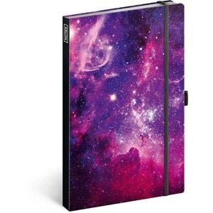 NOTIQUE Notes Galaxie, linkovaný 13 × 21 cm obraz