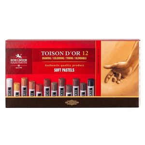 KOH-I-NOOR TOISON D´OR 8522/B/12 - prašné křídy - 12 ks obraz
