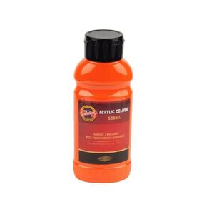 KOH-I-NOOR 1627/0230 - akrylová barva 500 ml, tmavě oranžová obraz