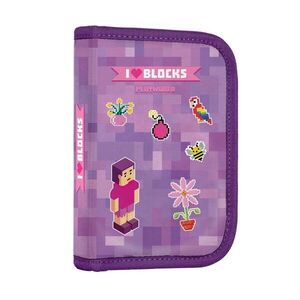 Oxybag Jednopatrový penál Playworld Girl, 2 chlopně obraz