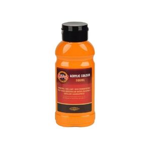 KOH-I-NOOR 1627/0220 - akrylová barva 500 ml, světle oranžová obraz