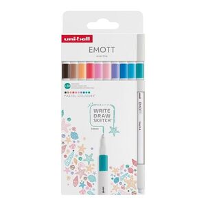 UNI EMOTT - sada linerů PASTEL, mix barev - 10 ks obraz