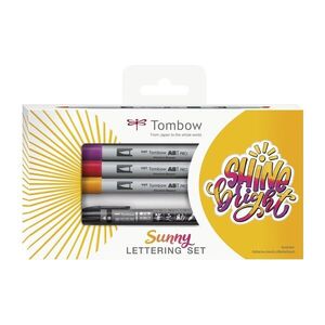 Tombow Sada Sunny Lettering Set obraz
