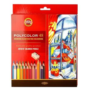KOH-I-NOOR POLYCOLOR 3836/48 - umělecké pastelky - 48 ks obraz
