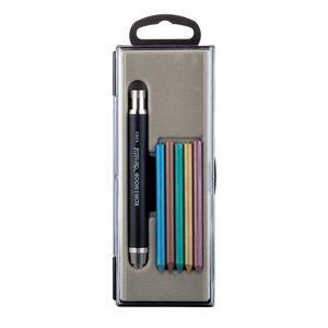 KOH-I-NOOR 5353 SOFT - mechanická versatilka + 6 metalických tuh obraz