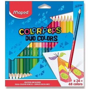 MAPED Pastelky 3HR Color peps DUO 48 ks obraz