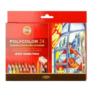 KOH-I-NOOR POLYCOLOR 3834/24 - umělecké pastelky - 24 ks 183 obraz