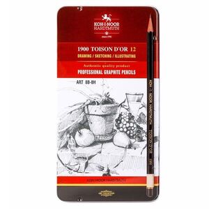 KOH-I-NOOR 1902/12 - souprava grafitových tužek 8B-8H - 12 ks obraz