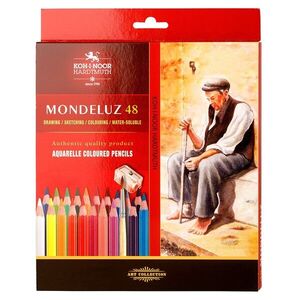KOH-I-NOOR MONDELUZ 3713/48 - akvarelové pastelky - 48 ks 182 obraz