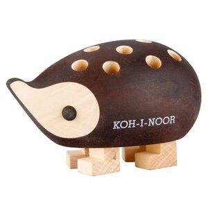KOH-I-NOOR 9960S - dřevěný ježek bez pastelek hnědý, mini obraz