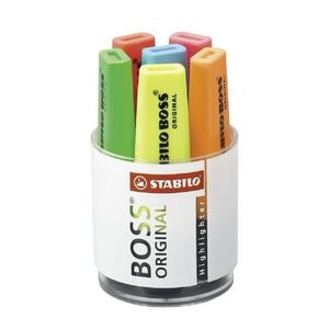 STABILO Zvýrazňovač - BOSS ORIGINAL - 7006 - 6 ks box obraz