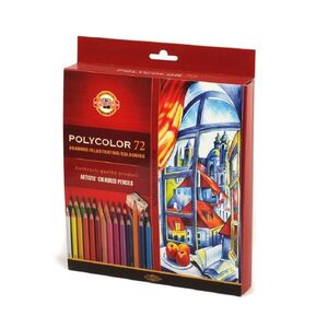 KOH-I-NOOR POLYCOLOR 3837/72 - umělecké pastelky - 72 ks obraz