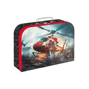 Oxybag Kufřík na výtvarku Hasiči, 34 cm, lamino obraz