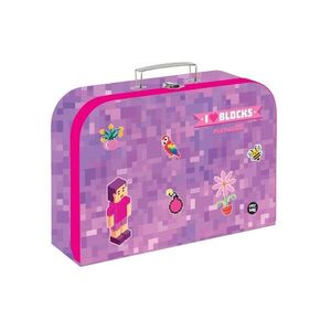 Oxybag Kufřík na výtvarku Playworld Girl, 34 cm, lamino obraz