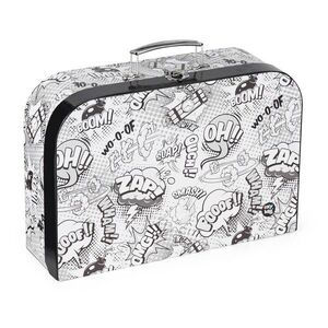 Oxybag Kufřík lamino 34 cm Komiks White obraz