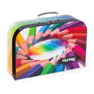 Oxybag Kufřík na výtvarku Pastelky, 34 cm, lamino obraz