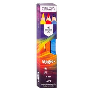 KOH-I-NOOR MAGIC 3408/6 - trojhranné pastelky TR 11 - 6 ks obraz