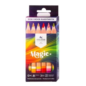 KOH-I-NOOR MAGIC 3404/N15 - trojhranné pastelky TR 11 - 12+1 ks obraz