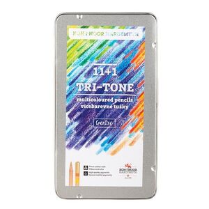 KOH-I-NOOR MAGIC 3442/N12 - trojhranné pastelky TR 11 - 11+1 ks obraz