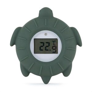 Petite&Mars Teploměr silikonový digitální Turtle Terry Misty Green 0m+ obraz