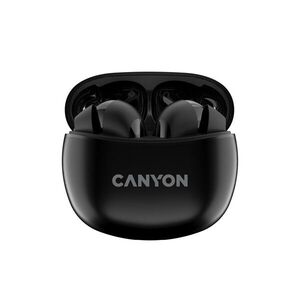 Canyon Bezdrátová stereo sluchátka True Wireless TWS-5 černá obraz
