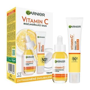 Garnier Vitamin C Brightening Duo sérum + UV fluid SPF 50+ 30+40 ml duopack obraz
