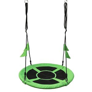 2Kids Toys Houpačka Čapí hnízdo s vlajkami zelené obraz