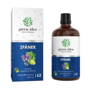 Green idea Spánek bylinná bezlihová tinktura 100 ml obraz