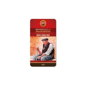 KOH-I-NOOR 3722/12 - akvarelové pastelky v plechovém pouzdře - 12 ks obraz