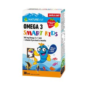 NatureVia Omega 3 Smart Kids 30 želatinových tobolek obraz