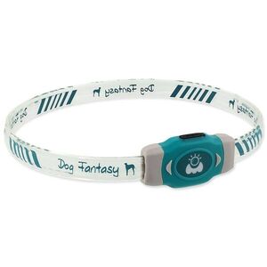 Dog Fantasy Obojek LED Svítící různobarevný nabíjecí M 50cm obraz