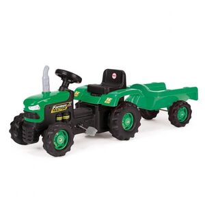 Dolu Dětský traktor šlapací s vlečkou, zelený obraz