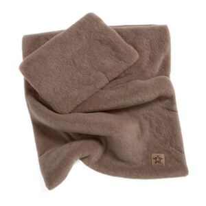 Baby Nellys 2D sada polštářek a peřinka Boucle 35x30cm + 55x75cm - hnědá obraz