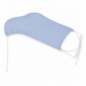 Baby Nellys Mušelínová sluneční stříška na kočárek NATURE - jeans obraz