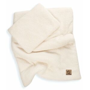 Baby Nellys 2D sada polštářek a peřinka Boucle 35x30cm + 55x75cm - ecru obraz