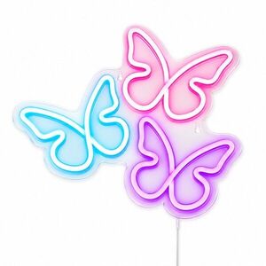 2Kids Toys LED NEON LIGHT lampička Motýli obraz