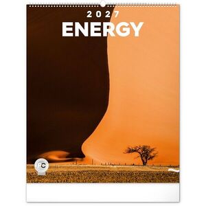 NOTIQUE Nástěnný kalendář Energie 2027 48 × 56 cm obraz