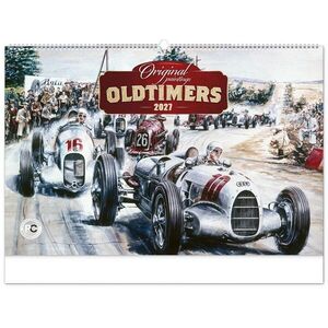 NOTIQUE Nástěnný kalendář Oldtimers - Václav Zapadlík 2027 64 × 42 cm obraz