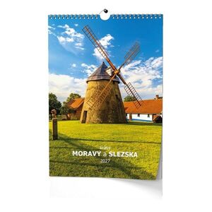 Baloušek Nástěnný kalendář Krásy Moravy a Slezska 2027 32 × 45 cm obraz