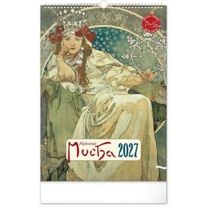 NOTIQUE Nástěnný kalendář Alfons Mucha 2027 33 × 46 cm obraz