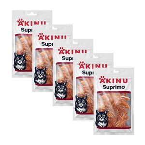 Akinu SUPRIMO Kachní plátky pro kočky mramorované 50 g MTP 5 ks obraz