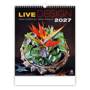 Helma Nástěnný kalendář Live Design 2027 45 × 52 cm obraz