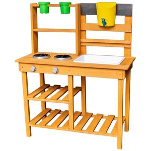 2Kids Toys Dřevěná zahradní kuchyňka s dřezem obraz