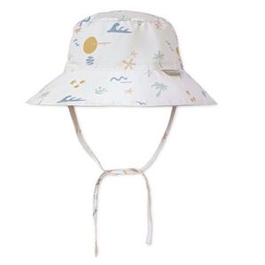 Saro Baby oboustranný klobouček s UV ochranou (0-6m) Good Vibes obraz