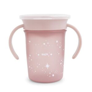 Saro Baby tréninkový hrníček 360° Pink obraz