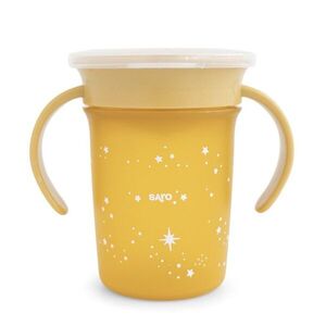 Saro Baby tréninkový hrníček 360° Mustard obraz