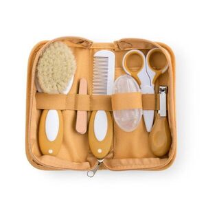 Saro Baby hygienický set v textilním pouzdře Mustard obraz