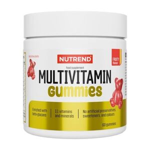 Nutrend Multivitamin gummies ovocná příchuť 60 ks obraz